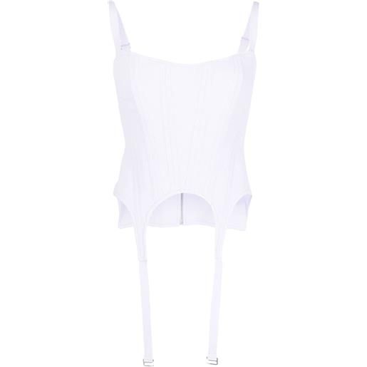 Dion Lee top a coste - viola