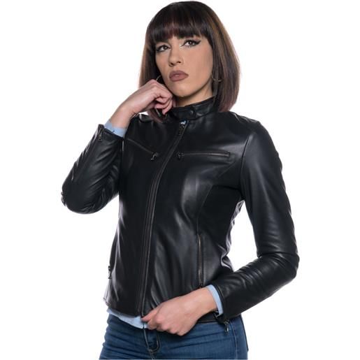 Leather Trend vanessa - giacca donna nera in vera pelle