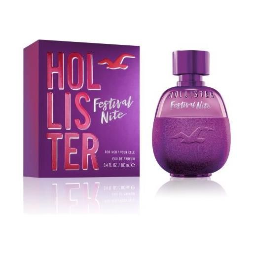 Hollister festival nite 100 ml eau de parfum per donna