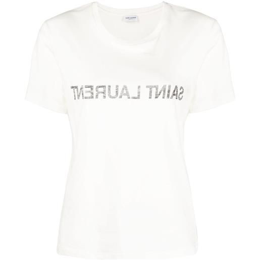 Saint Laurent t-shirt con stampa - bianco