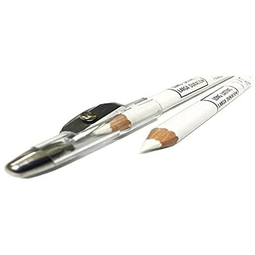 Moi Profesional - matita bianca per l'eyeliner o per segnare la pelle, uso professionale, laser 00·white pure, lunghezza con temperamatite, 1 unità, 100 g