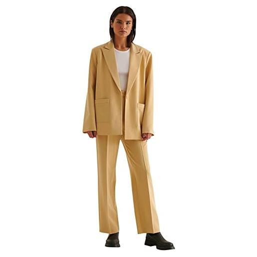 NA-KD pantaloni larghi, giallo chiaro, 46 donna