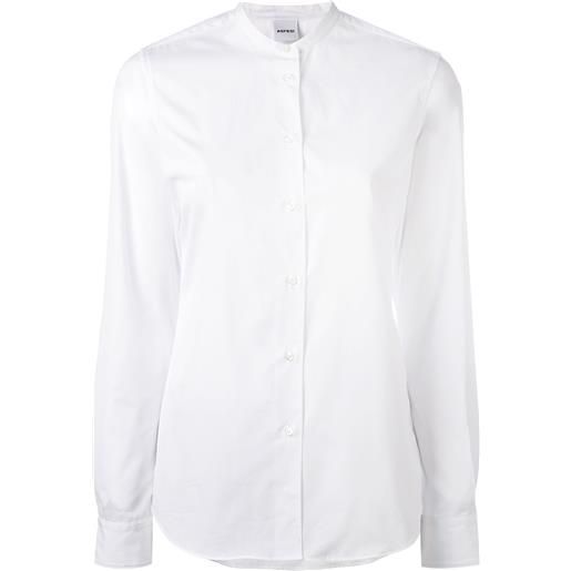 ASPESI collarless shirt - bianco