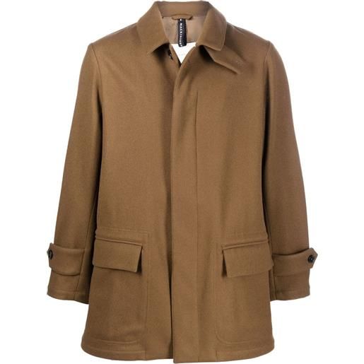 Mackintosh cappotto monopetto travel - marrone