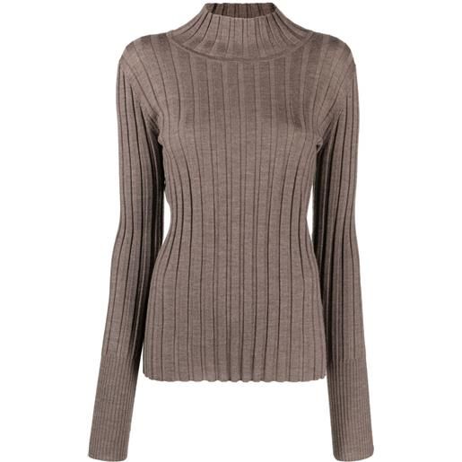 See by Chloé top a maniche lunghe - marrone