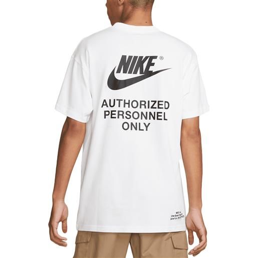 Nike t-shirt da uomo sportswear bianca