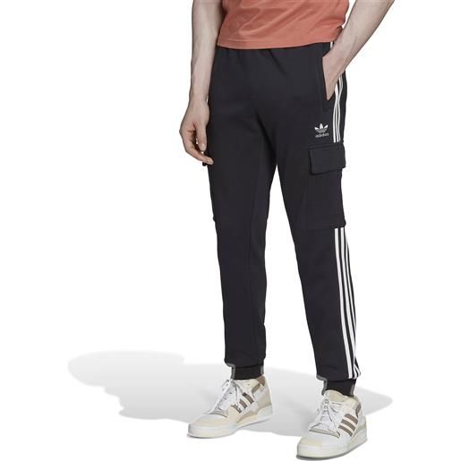 Adidas pantalone da uomo adicolor 3-stripes cargo slim nero