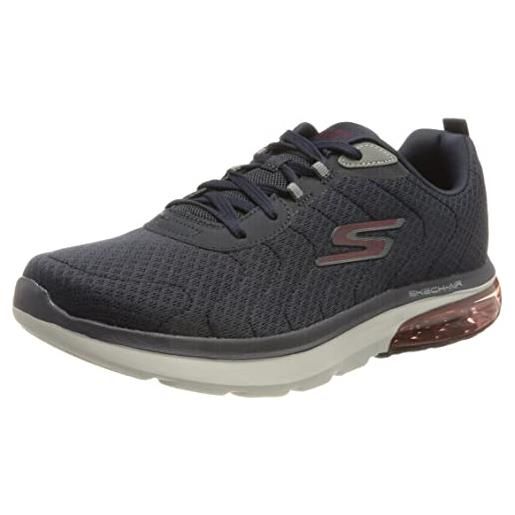 Skechers go walk air 2.0, scarpe da ginnastica uomo, blue navy, 44 eu