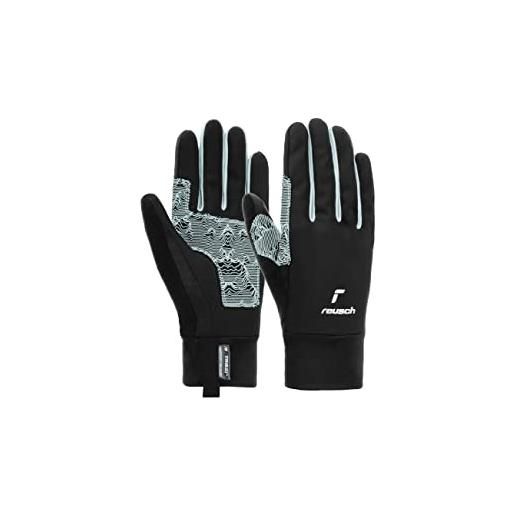 Reusch arien stormbloxx™ touch-tec™ - guanti sportivi antivento, impermeabili, per corsa, ciclismo, escursionismo, sci di fondo, touch screen