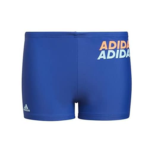adidas yb lin brief boxer, blu (azurea/narhaz/azugo), 2 años unisex-bimbi