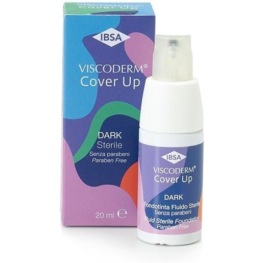 Ibsa Farmaceutici viscoderm cover up dark fondotinta fluido sterile scuro (20 ml)"