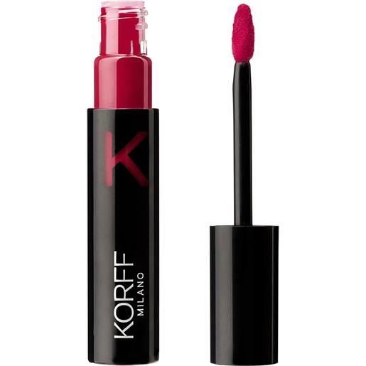 Korff Make Up korff cure make up - rossetto fluido lunga tenuta colore n. 04, 6ml