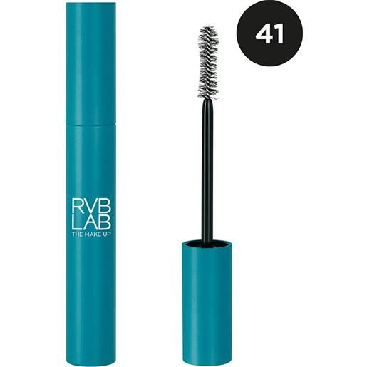 RVB Lab aqua. Bomb mascara waterproof extreme long lasting colore nero, 11.5ml