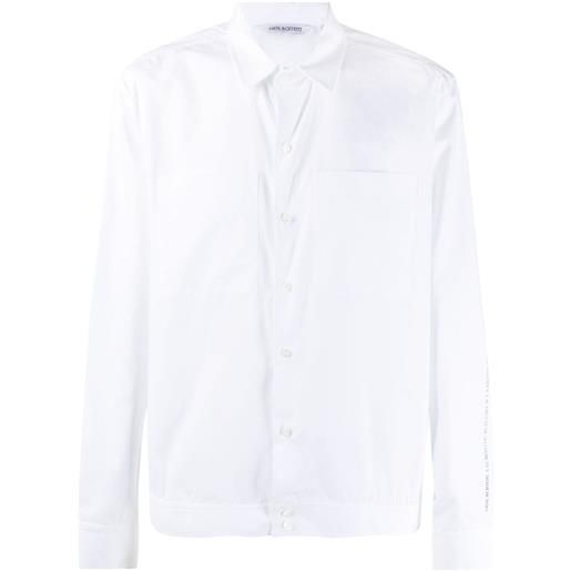 Neil Barrett camicia con taschino - bianco