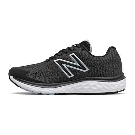 New Balance w680v7, scarpe per jogging su strada donna, black, 36.5 eu