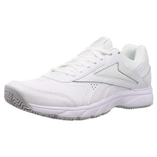 Reebok work n cushion 4.0, sneaker uomo, white cold grey 2 white, 39 eu