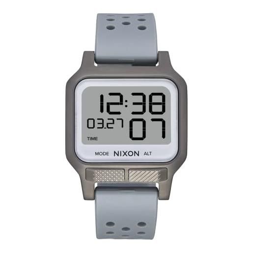 Nixon orologio digitale unisex-adulto con cinturino in silicone a1320-5106-00