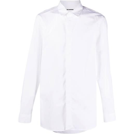 Jil Sander camicia a maniche lunghe - bianco
