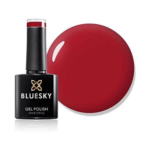Bluesky smalto per unghie gel, pilar box red, d160, rosso, buio rosso (per lampade uv e led) - 10 ml