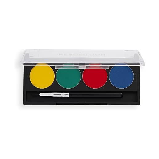 Makeup Revolution, graphic liner palette, coloured eyeliner, bright babe, 4 x 1.35g