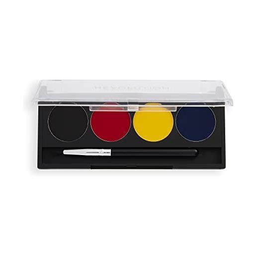 Makeup Revolution, graphic liner palette, coloured eyeliner, artist ego, 4 x 1.35g
