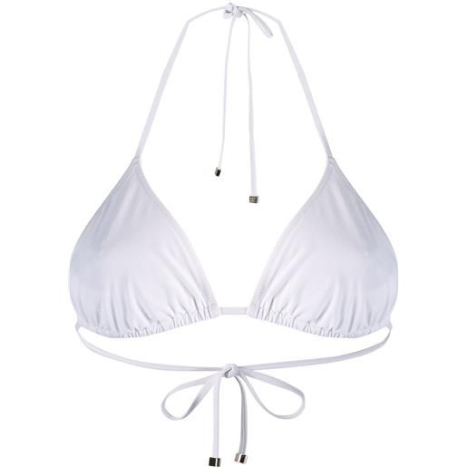 Dolce & Gabbana top bikini a triangolo - bianco