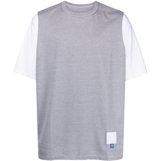 Fumito Ganryu t-shirt con applicazione - grigio