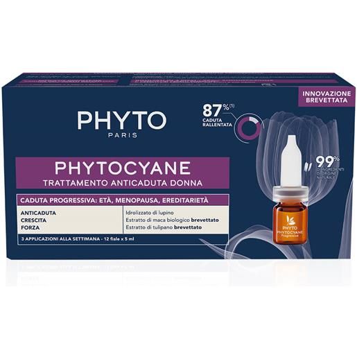 Phyto Phytocyane fiale anti-caduta progressiva dei capelli donna