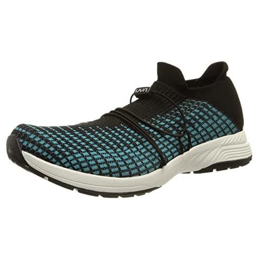 UYN zephyr, sneaker uomo, turchese/nero, 41 eu