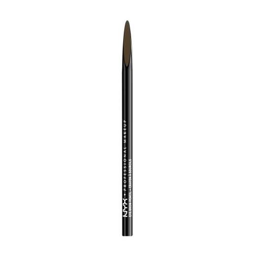 NYX Professional Makeup precision brow pencil matita per sopracciglia con un pennello 0.13 g tonalità 06 black