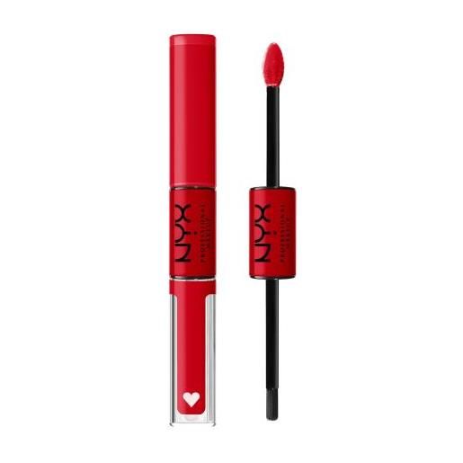 NYX Professional Makeup shine loud rossetto high gloss in due fasi 3.4 ml tonalità 17 rebel in red