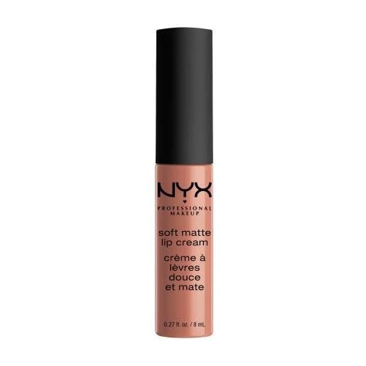 NYX Professional Makeup soft matte lip cream rossetto cremoso mat 8 ml tonalità 09 abu dhabi
