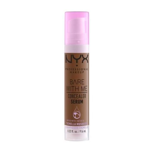 NYX Professional Makeup bare with me serum concealer correttore idratante e di media copertura 9.6 ml tonalità 11 mocha