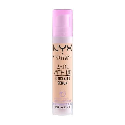 NYX Professional Makeup bare with me serum concealer correttore idratante e di media copertura 9.6 ml tonalità 03 vanilla