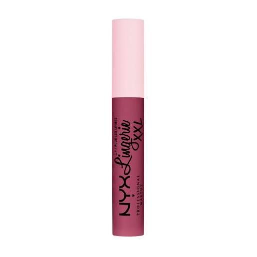 NYX Professional Makeup lip lingerie xxl rossetto liquido opaco a lunga tenuta 4 ml tonalità 13 peek show