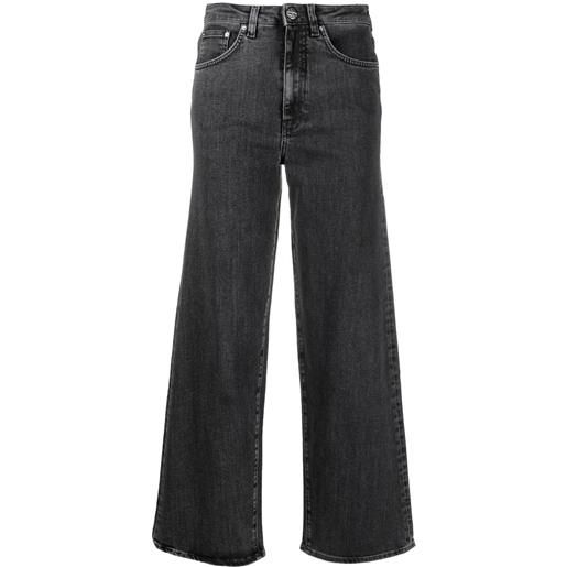 TOTEME jeans svasati a vita alta - grigio