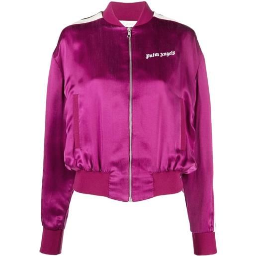 Palm Angels bomber con zip - rosa