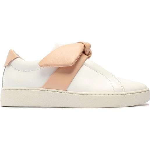 Alexandre Birman sneakers con fiocco - bianco