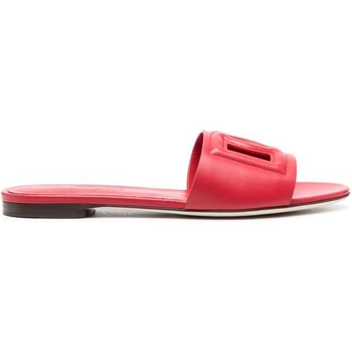 Dolce & Gabbana sandali con logo dg - rosso