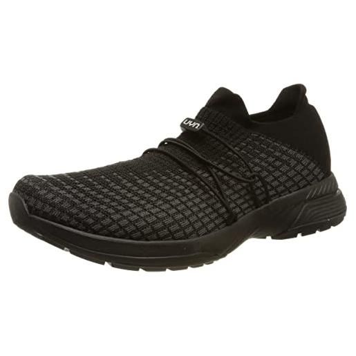 UYN zephyr black sole, sneaker uomo, grigio/nero, 40 eu