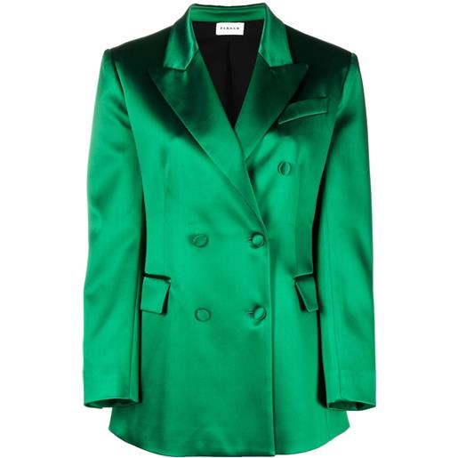 P.A.R.O.S.H. blazer sartoriale doppiopetto - verde