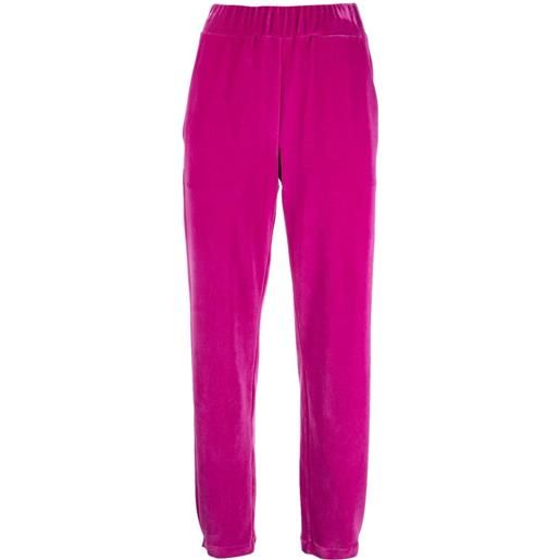 Genny pantaloni sartoriali a vita alta - rosa