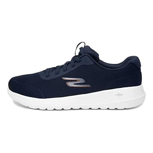 Skechers go walk evolution ultra-impeccable, scarpe sportive uomo, blu navy textile gray trim nvgy, 39.5 eu