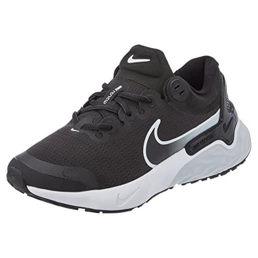 Nike renew run 3, scarpe da corsa su strada uomo, nero (black white pure platinum dk smoke grey), 39 eu