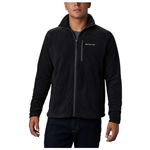 Columbia fast trek ii full zip fleece giacca in pile, uomo, nero (010), m