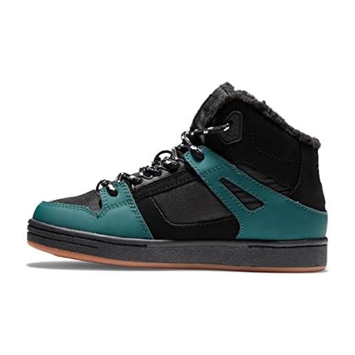 DC Shoes pure, scarpe da ginnastica, verde scuro, 32 eu