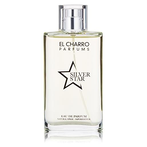 El charro profumi silver star eau de parfum ml. 100 fl. Oz. 3.4