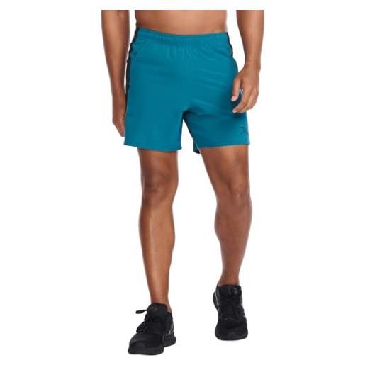 2XU motion 6 inch shorts pantaloncini, oceanside/black, l uomo