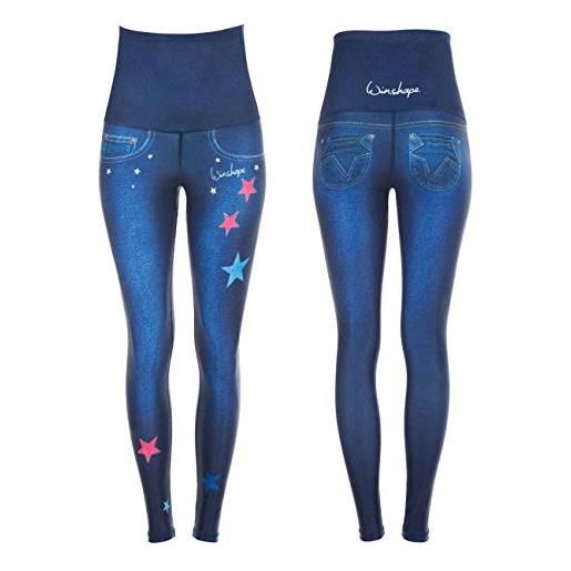Winshape - leggings da donna functional power shape, donna, hwl102-ocean-blue, rich-blue, xs