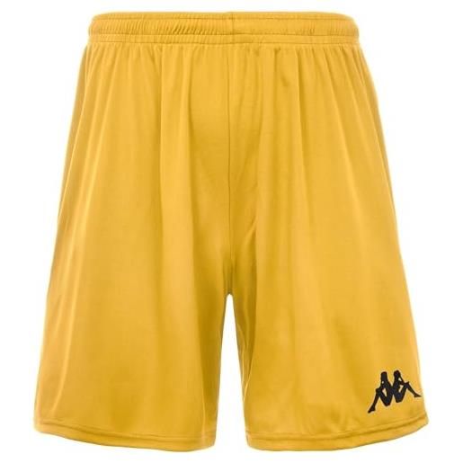 Kappa borgo pantaloncini sportivi, uomo, giallo (cromo), l